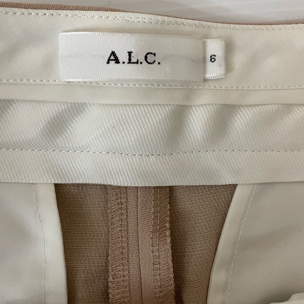 A.L.C. Lawrence Wide Leg Pants Size 6 In Nude Blush - Picture 7 of 10